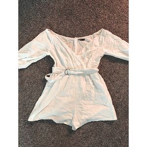 Off shoulder romper